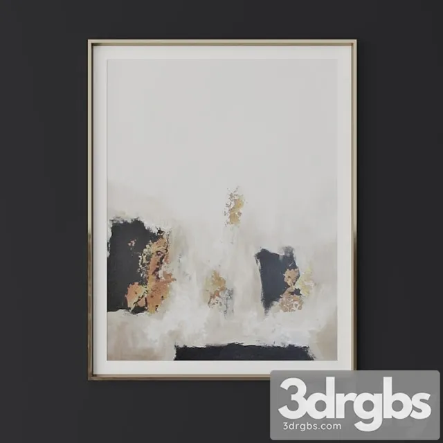 Set of contemporary art 30 3D Model Download