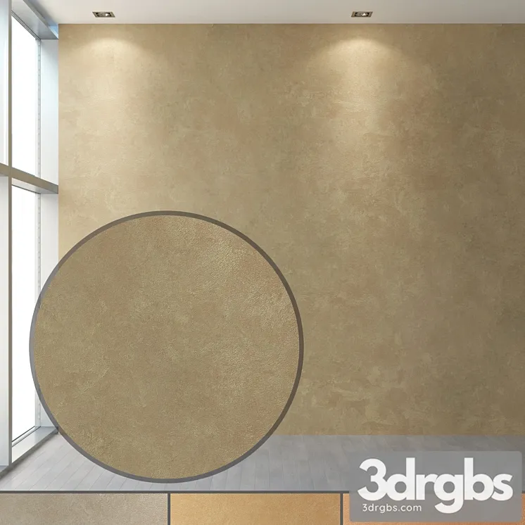 Set of decorative plaster 4 3D Model Download