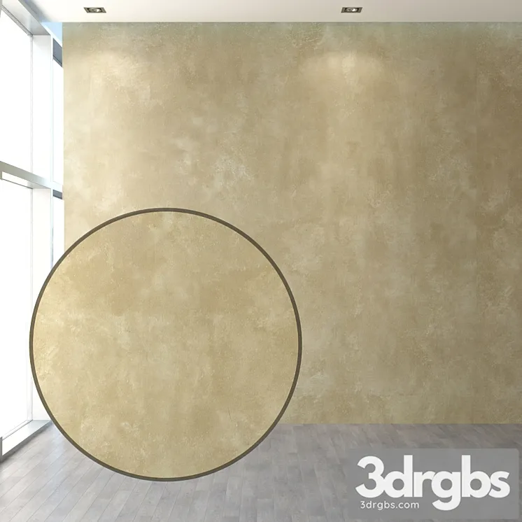 Set of decorative plaster caparol with the effect of aging 3D Model Download