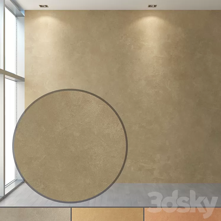 Set of decorative plaster_4 3D Model