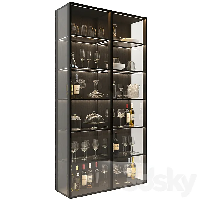 Set of dishes 3D Model