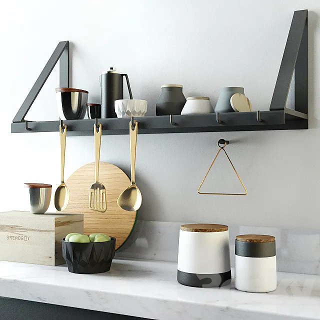 Set of dishes 3DModel Set of dishes 3DModel