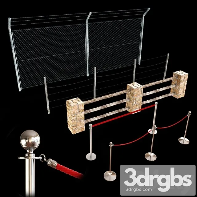 Set of fences – from love to hate 3D Model Download Set of fences – from love to hate 3D Model Download