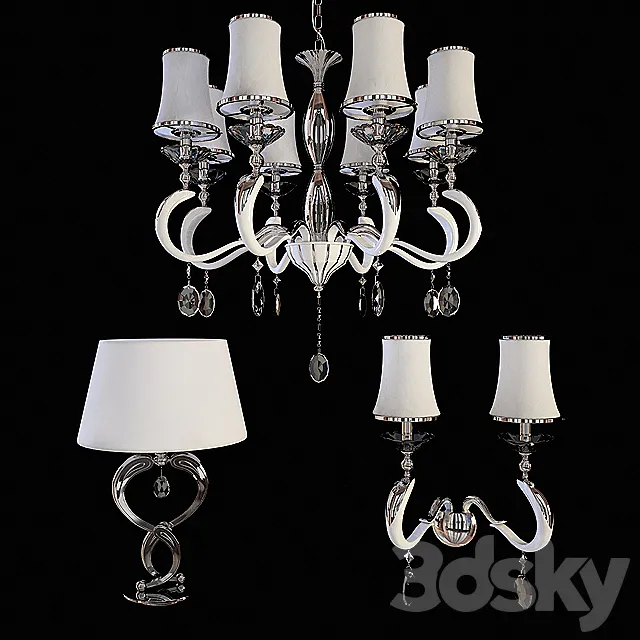 Set of fixtures (China). 3D Model Set of fixtures (China). 3D Model