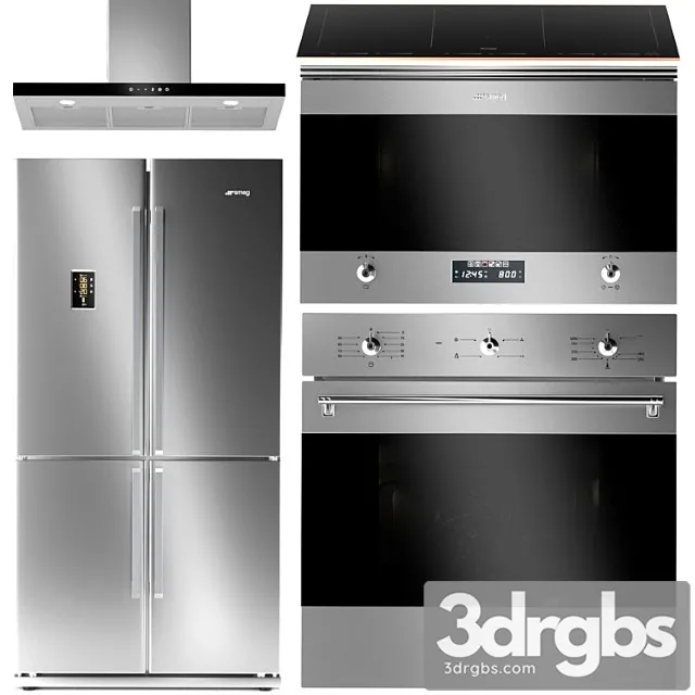 Set of kitchen appliances smeg 4 Set of kitchen appliances smeg 4