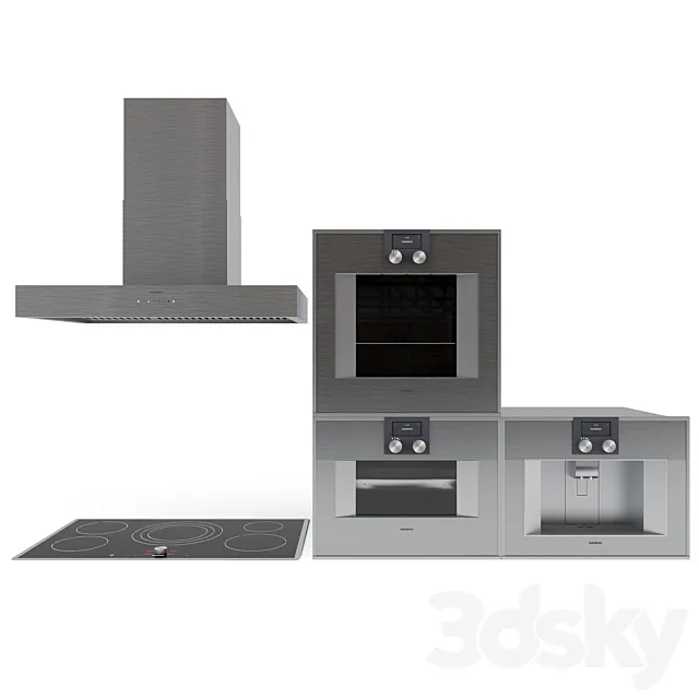 Set of machinery Gaggenau 3DModel
