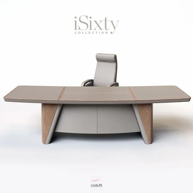 Set of office furniture Codutti iSixty 3D Model