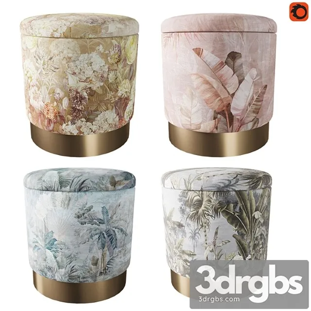 Set of ottomans 4 Set of ottomans 4