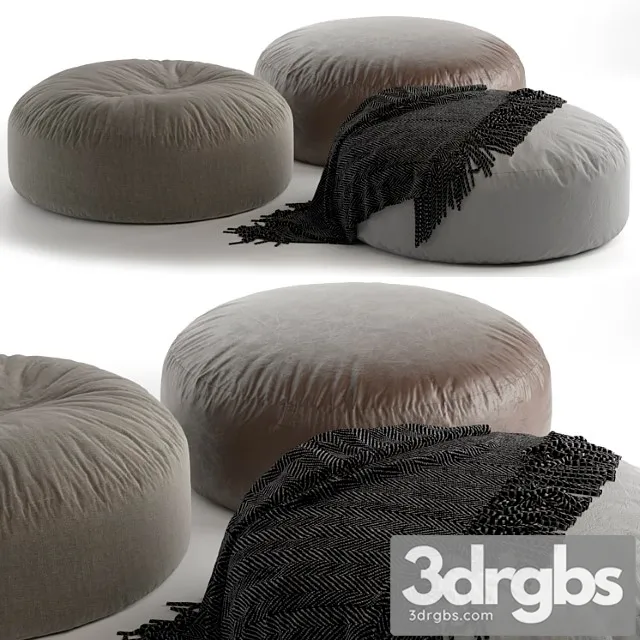 Set of ottomans poliform elise – elpo120 Set of ottomans poliform elise – elpo120