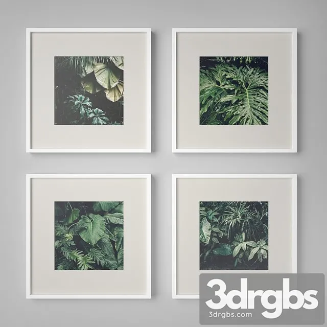 Set of paintings 15 3D Model Download