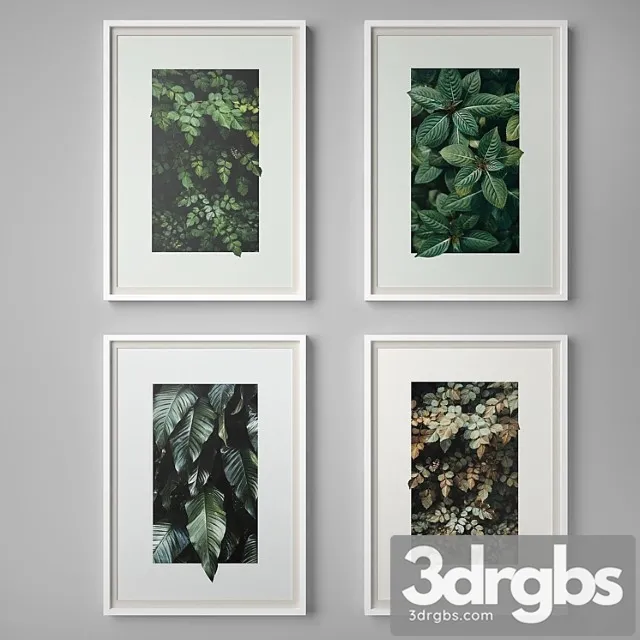 Set of paintings 6 3D Model Download