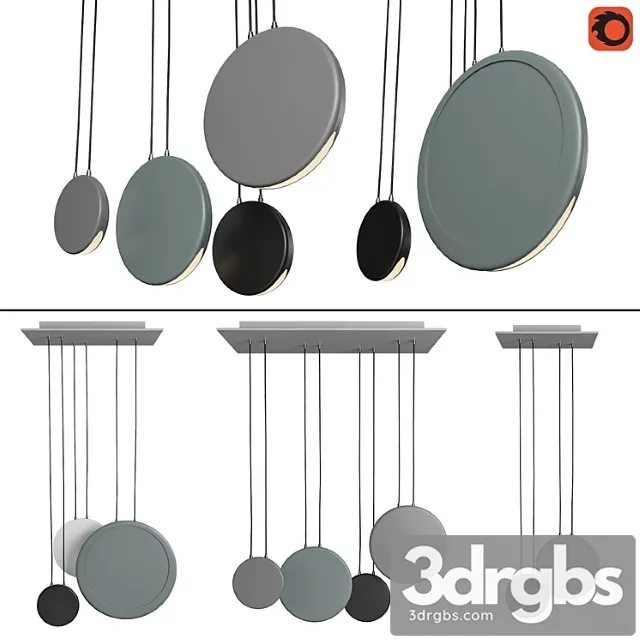 Set of pendant lights in the scandinavian style 2 Set of pendant lights in the scandinavian style 2