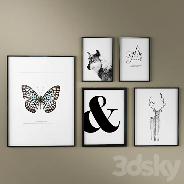 Set of photos 3DModel Set of photos 3DModel