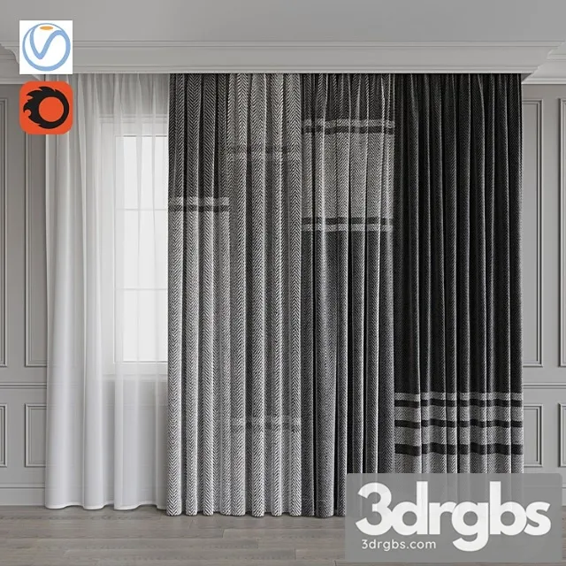 Set of portieres 31. gray scale Set of portieres 31. gray scale