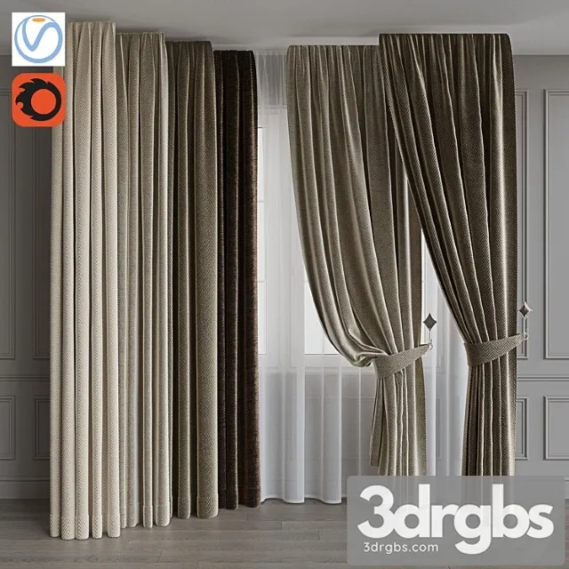 Set of portieres 34. beige scale Set of portieres 34. beige scale