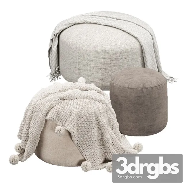 Set of poufs Set of poufs