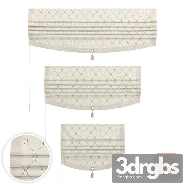 Set of roman leenn curtains (pacific) Set of roman leenn curtains (pacific)