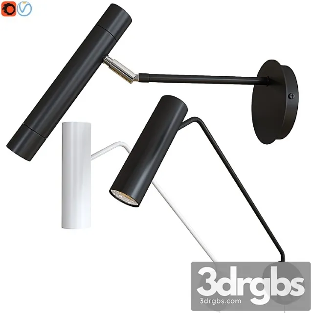 Set Of Sconces Diplomat Circle Wall Lamp Nowodvorski Eye Super 6494 3D Model Download