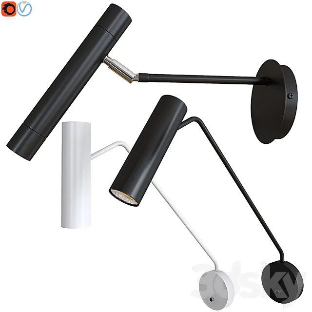 Set of sconces. Diplomat circle. Wall lamp Nowodvorski Eye Super 6494 3DModel Set of sconces. Diplomat circle. Wall lamp Nowodvorski Eye Super 6494 3DModel