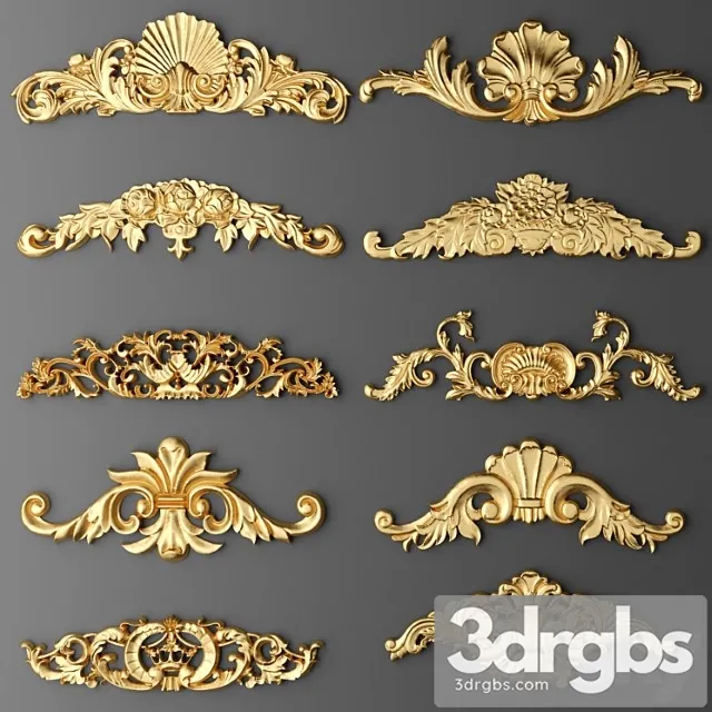 Set of Stucco Decor Stucco Luxury Gold Decor Carving Modeling Stucco Crown Cartouche Set Classic 2 3D Model Download Set of Stucco Decor Stucco Luxury Gold Decor Carving Modeling Stucco Crown Cartouche Set Classic 2 3D Model Download