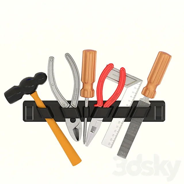 Set of tools 3D Model