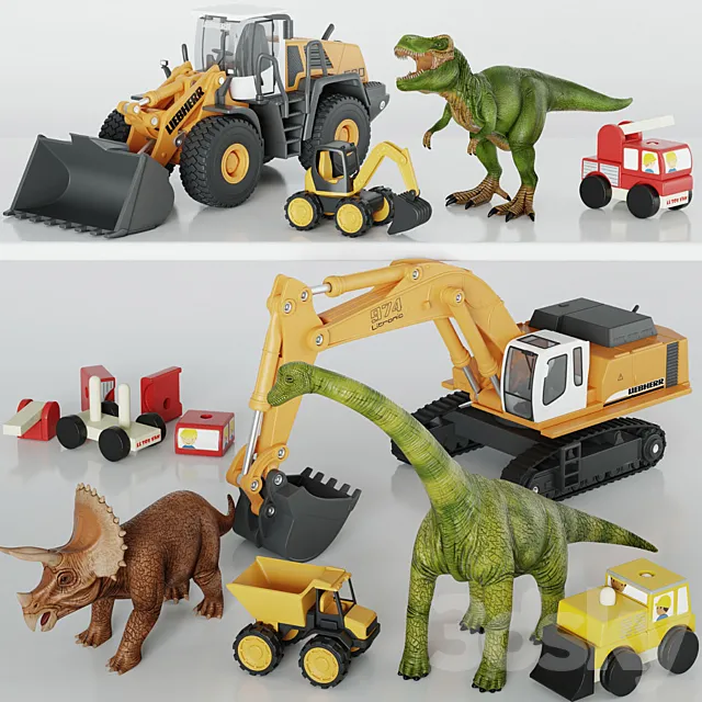 Set of toys 3DModel Set of toys 3DModel