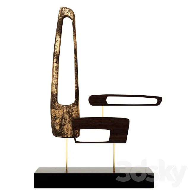 Set of two sculptures 3 3DModel Set of two sculptures 3 3DModel