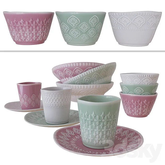 Set of utensils COMMAP from IKEA 3D Model