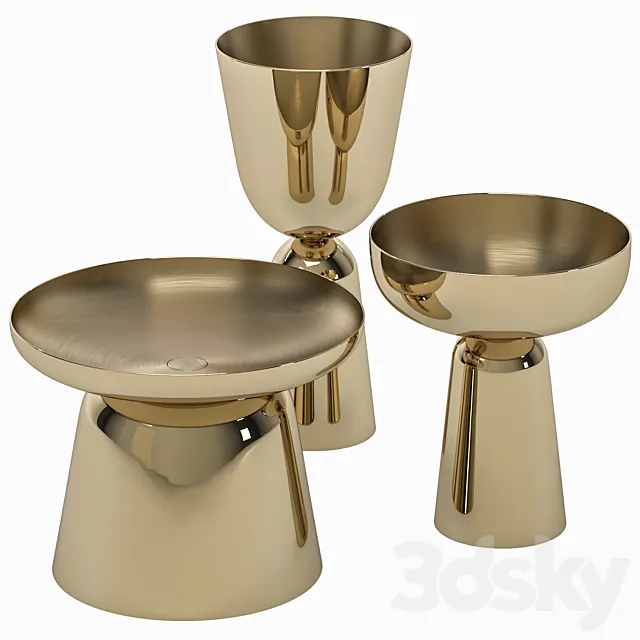 Set of vases (Flirt Collection) 3DModel