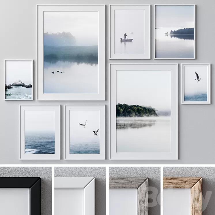 Set of wall paintings 1453 3D Model Set of wall paintings 1453 3D Model