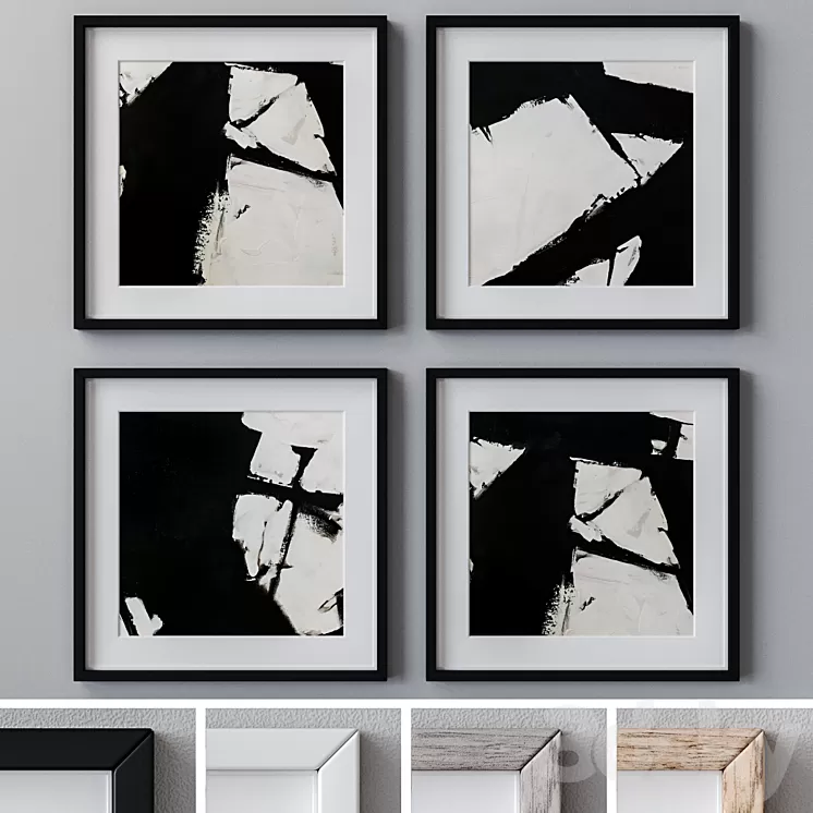 Set of wall paintings 1526 3D Model Set of wall paintings 1526 3D Model