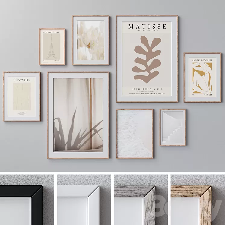 Set of wall paintings 1570 3D Model Set of wall paintings 1570 3D Model