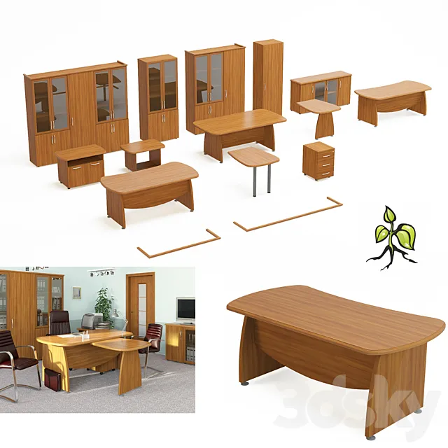 Set Office furniture “Orion” 3DModel