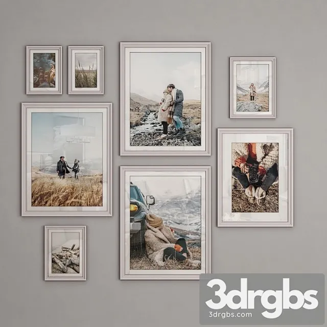 Set photo from travel 002 3D Model Download