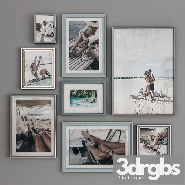 Set photo from travel 004 3D Model Download