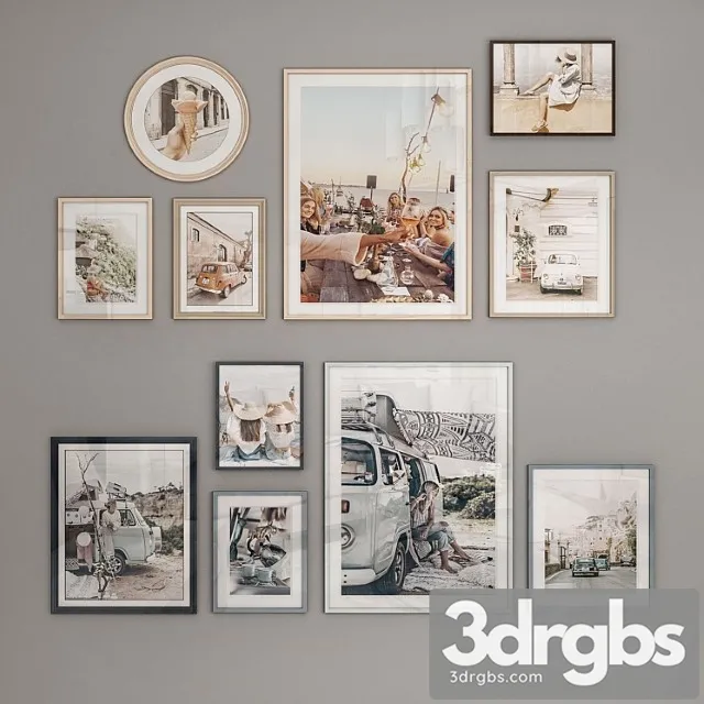 Set photo from travel 3D Model Download