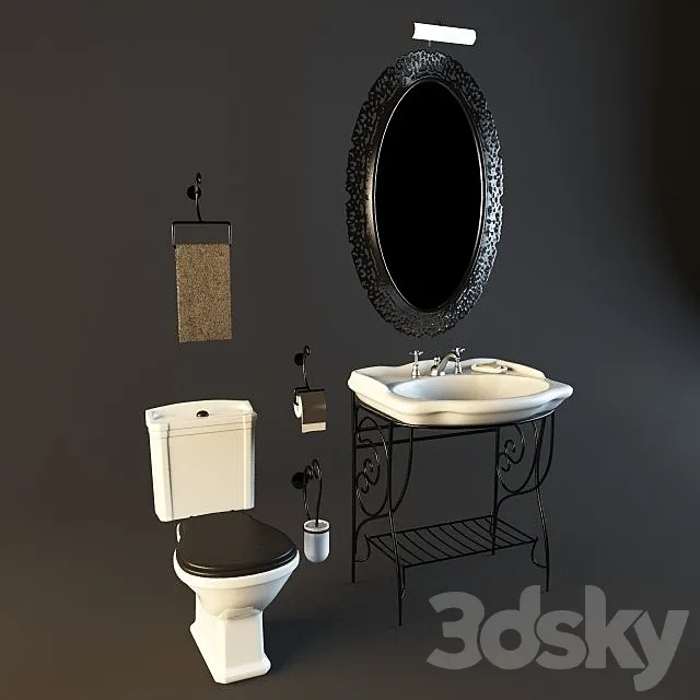 Set plumbing 3D Model Set plumbing 3D Model