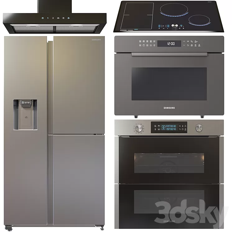 Set Samsung Appliance 3D Model