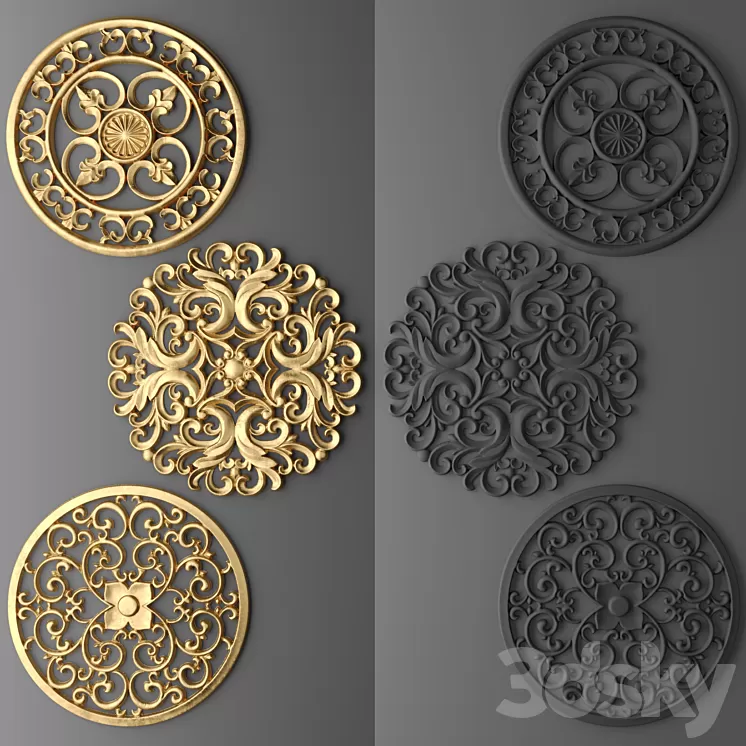 Set. Sockets. 3D Model Set. Sockets. 3D Model