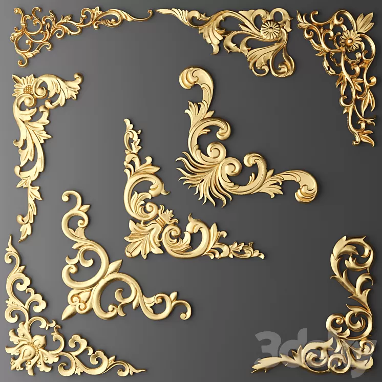 Set stucco 3D Model Set stucco 3D Model