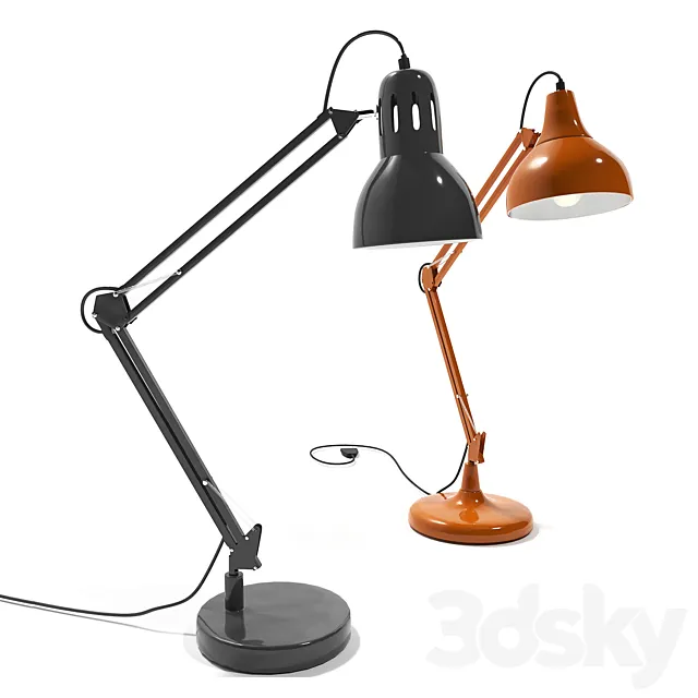 Set table lamp 2 3D Model