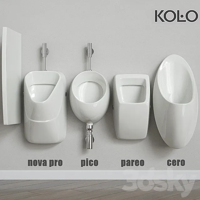 Set tm urinal KOLO 3DModel