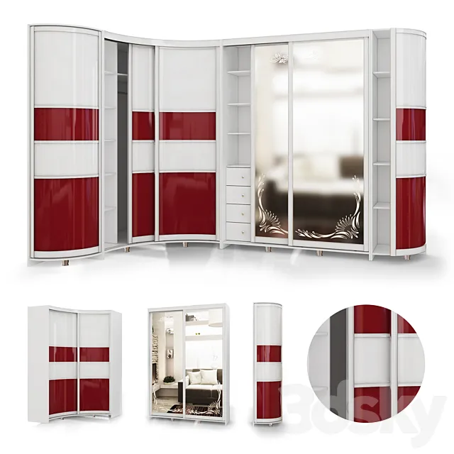 Set “wardrobes” 3DModel