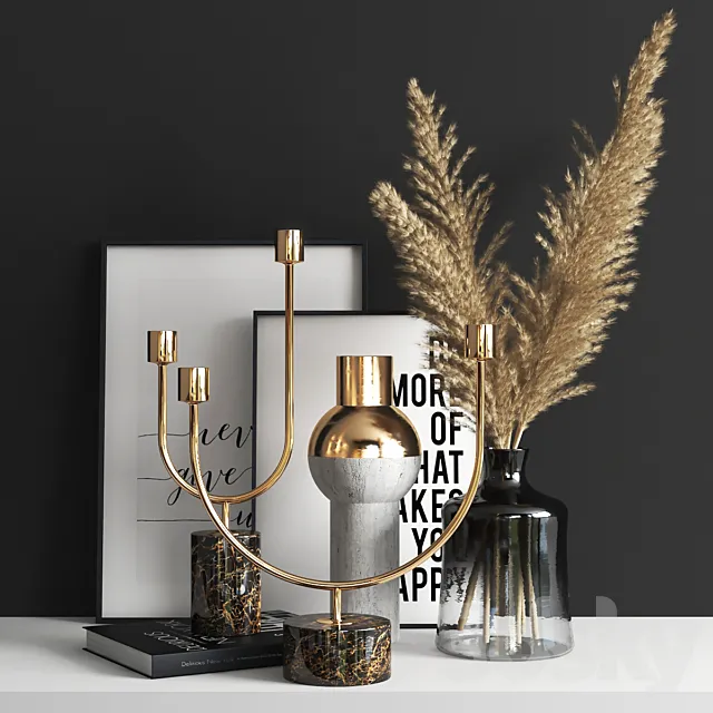 set1112 -dryed plant 3DModel