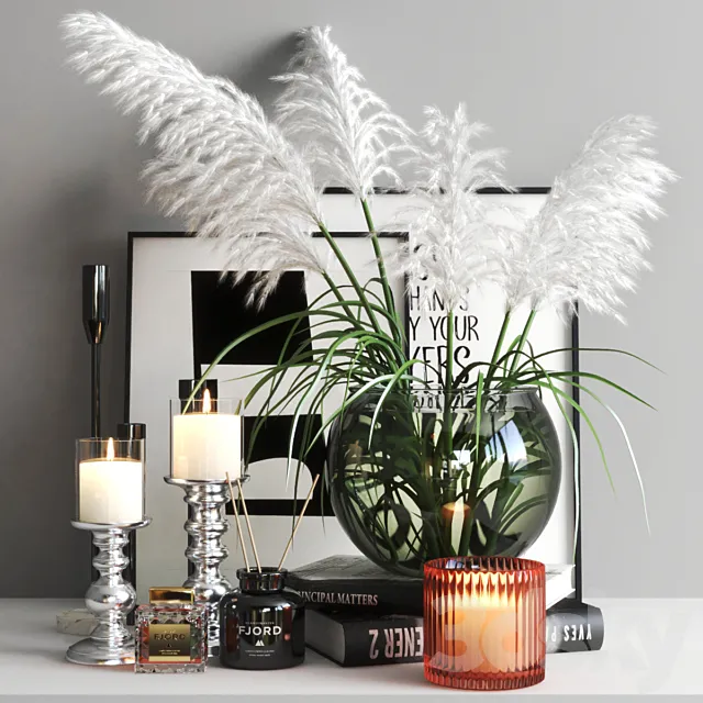 set356 -Cortaderia 3D Model