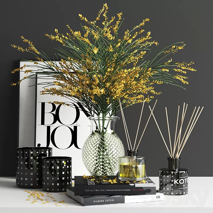 set358 -yellow bouquet 3D Model