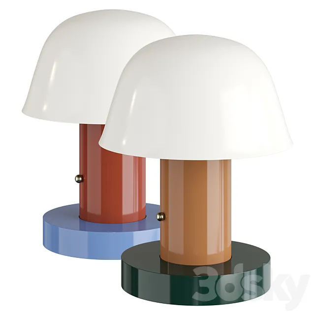 Setago JH27 &Tradition | Table lamp 3D Model Setago JH27 &Tradition | Table lamp 3D Model