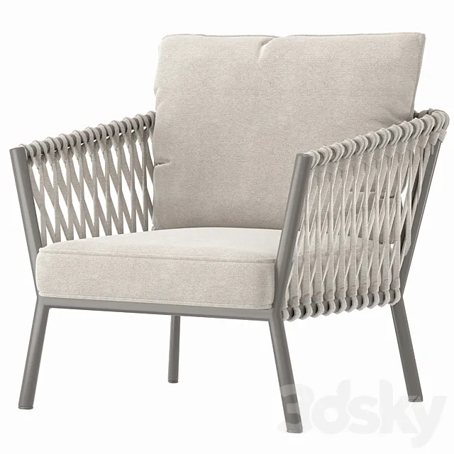 sette garden karel armchair 3D Model sette garden karel armchair 3D Model