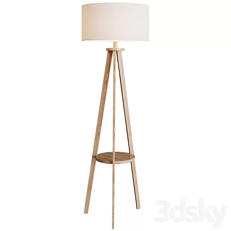 Sevenoaks Tripod Floor Lamp 3D Model Free Download