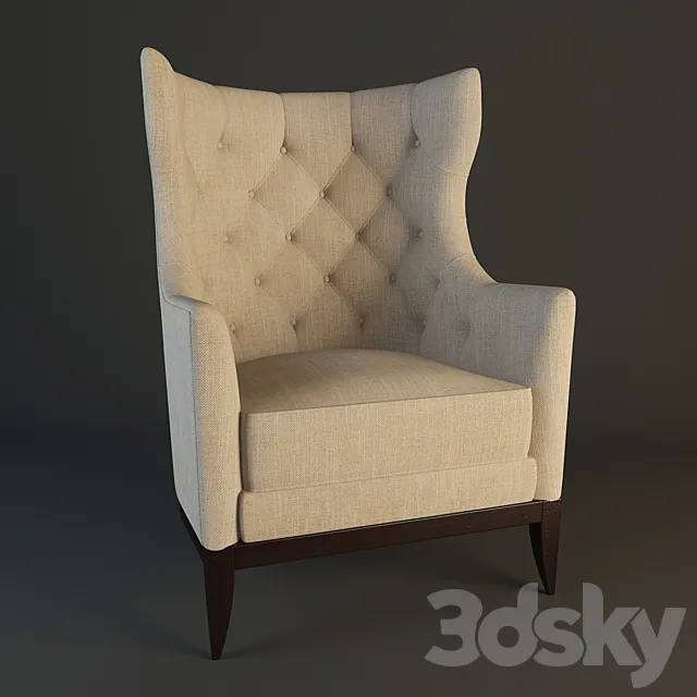 Sevensedie Armchair Queen 3D Model